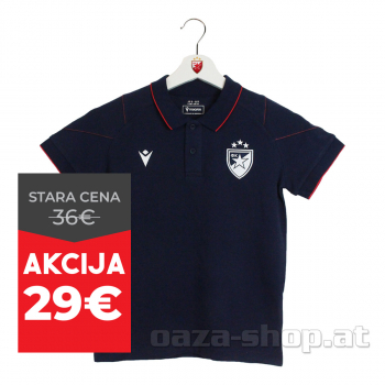 Dečija macron polo majica teget CZ 2023/24