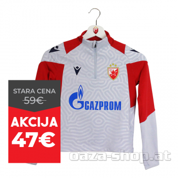 Dečiji macron 1/4 zip duks sivi CZ 2023/24