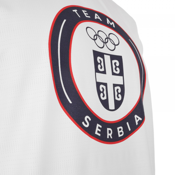 Majica "TEAM SERBIA" PEAK SRB OKS bela