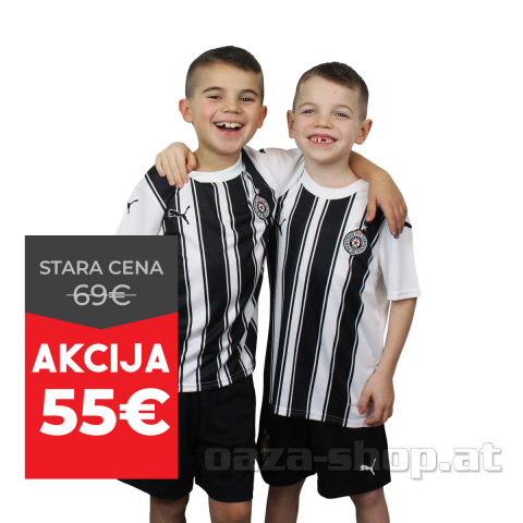 Dečiji dres crno beli PFC PUMA 2023/24